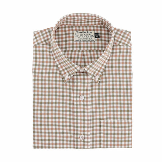 Tom Beckbe Knapp Cotton Twill Shirt - Pin Oak