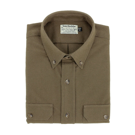 Tom Beckbe Hartwell Moleskin Shirt Shirt - Olive