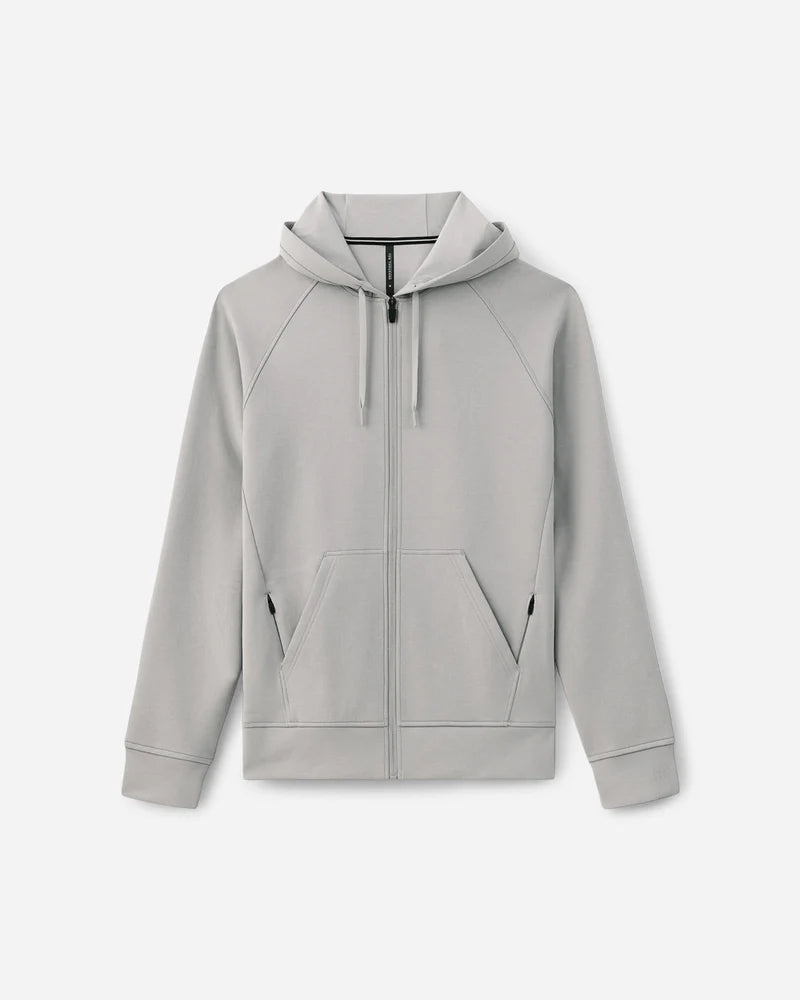Ten Thousand Full Zip Hoodie - Light Grey