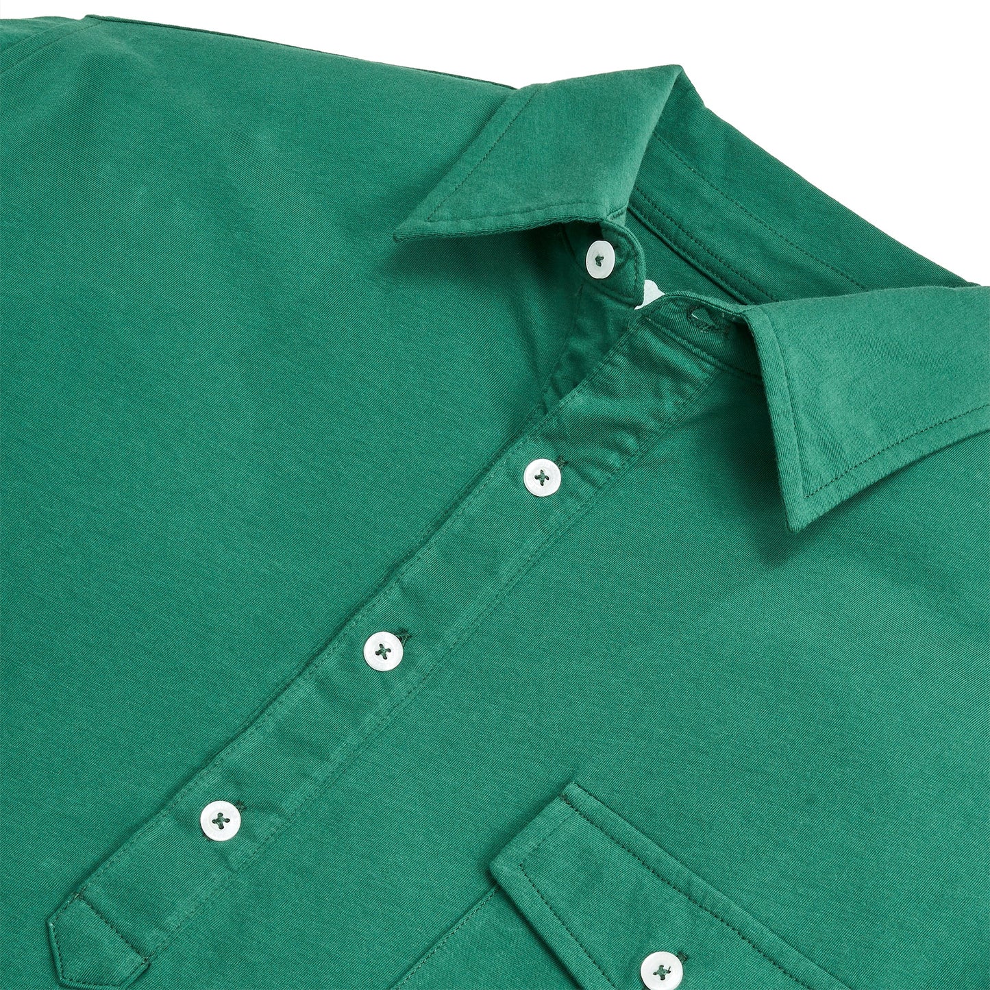Onward Reserve Old School Long Sleeve Polo - Posy Green