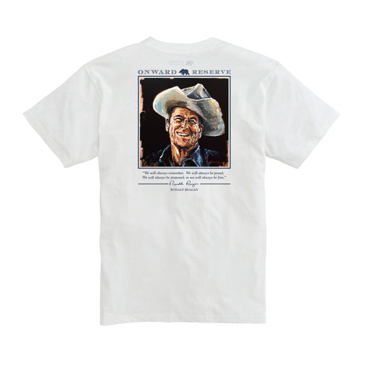 Knox Cowboy Reagan Short Sleeve Tee - White