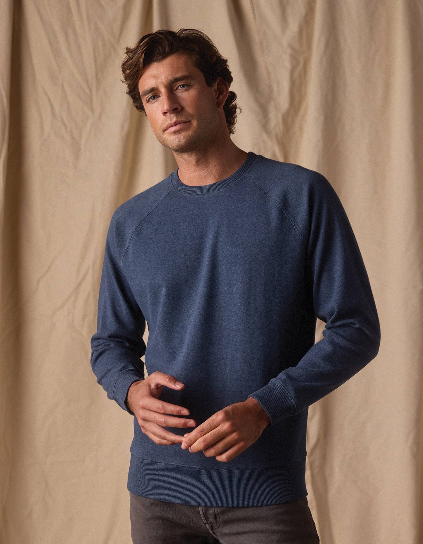 The Normal Brand Puremeso Everyday Crew -Indigo Blue