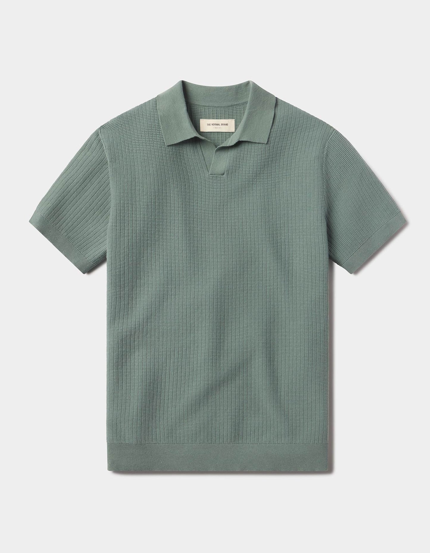 The Normal Brand | Breezeknit Polo | Juniper