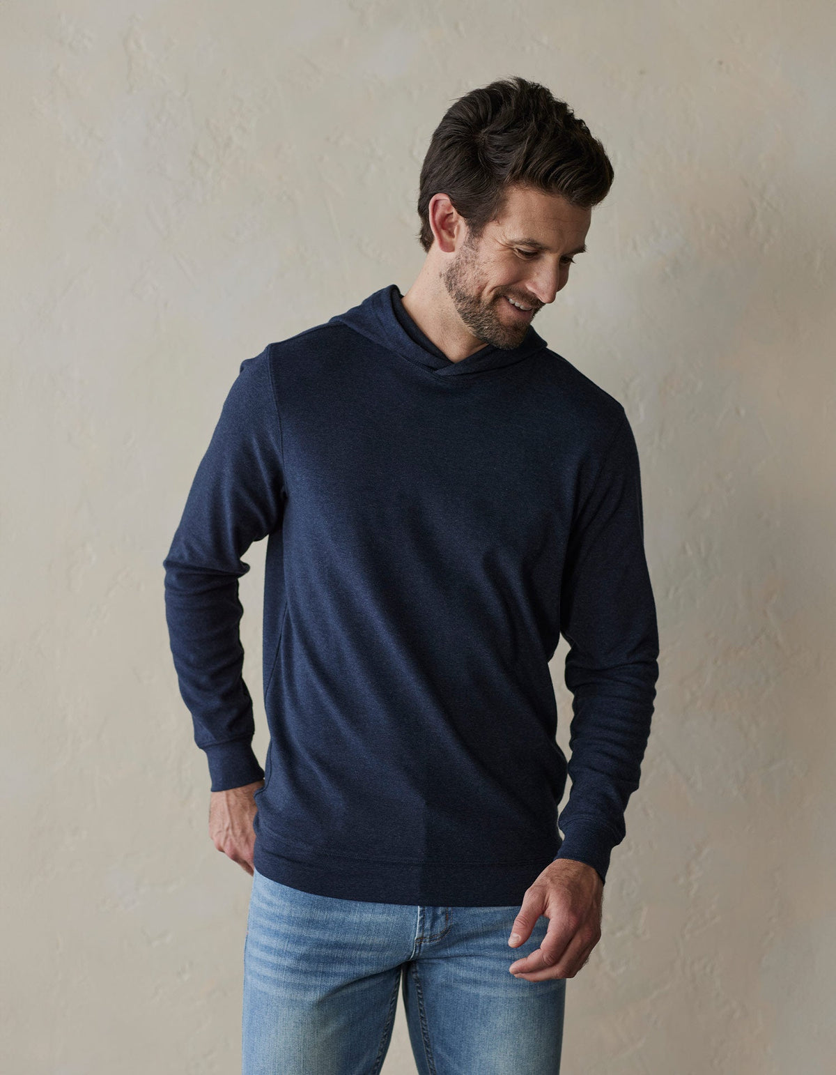 The Normal Brand | Puremeso Essential Hoodie | Navy