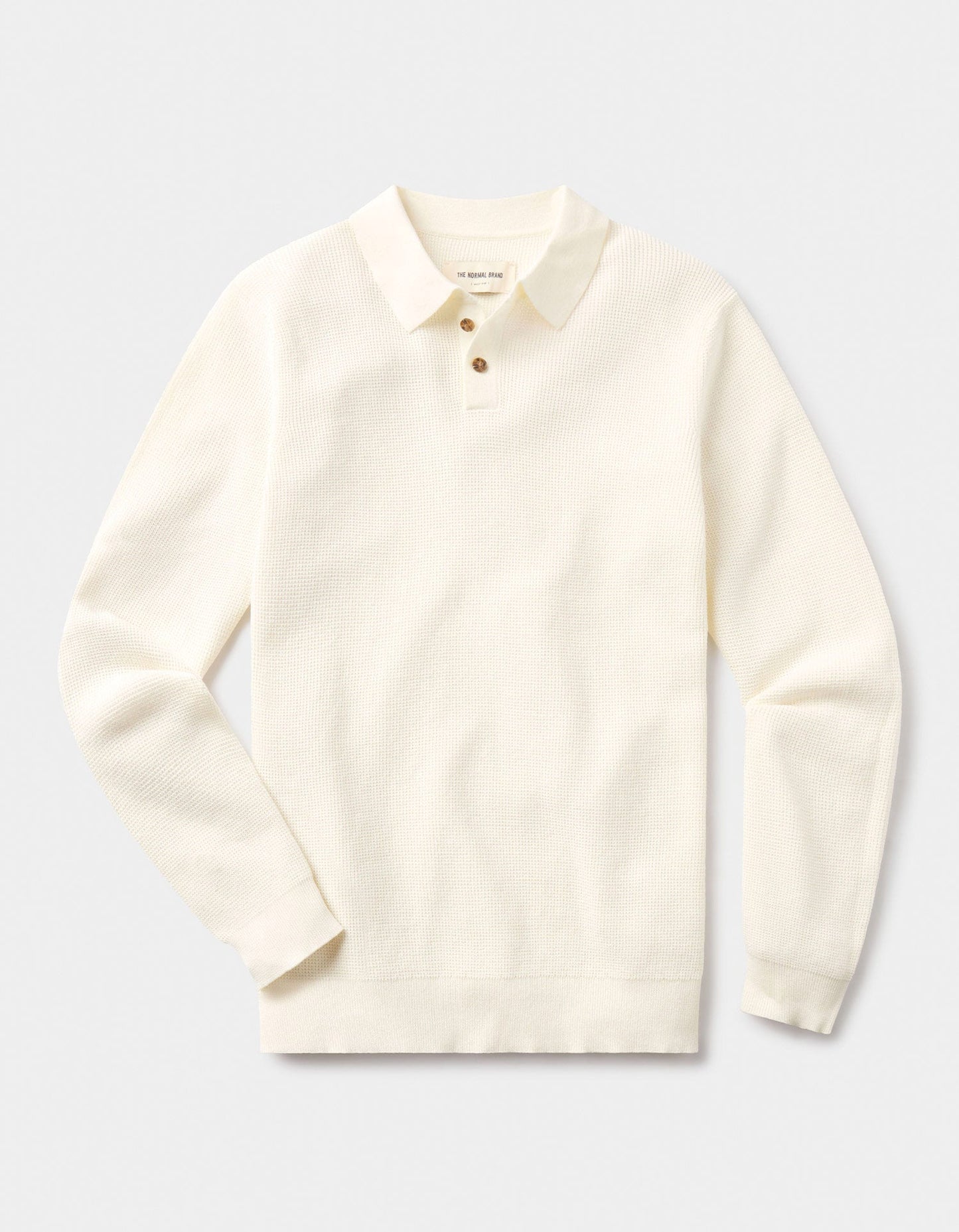The Normal Brand Robles Knit Waffle Stitch - Cream