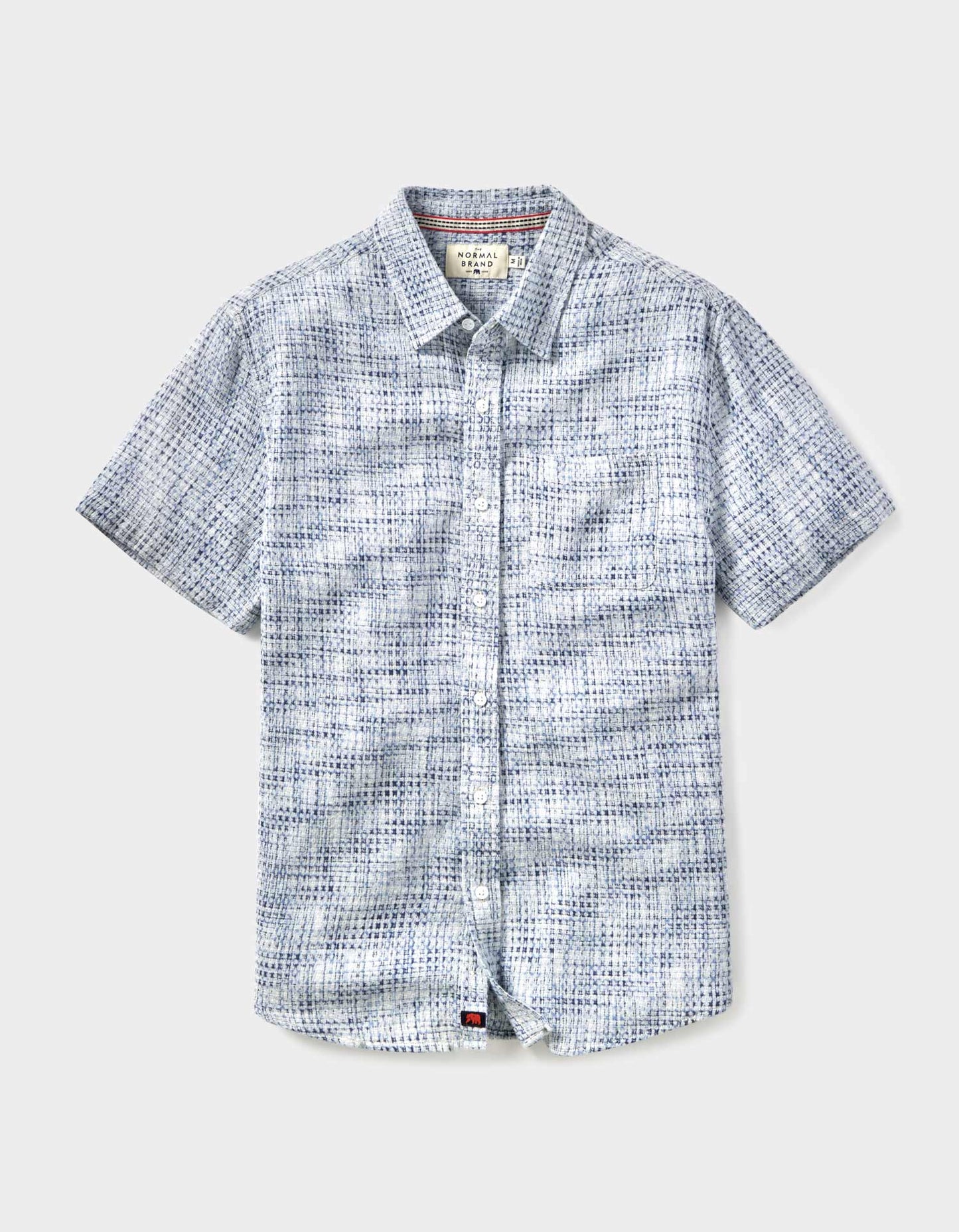 The Normal Brand | Freshwater Button Up Shirt | Blue Multi