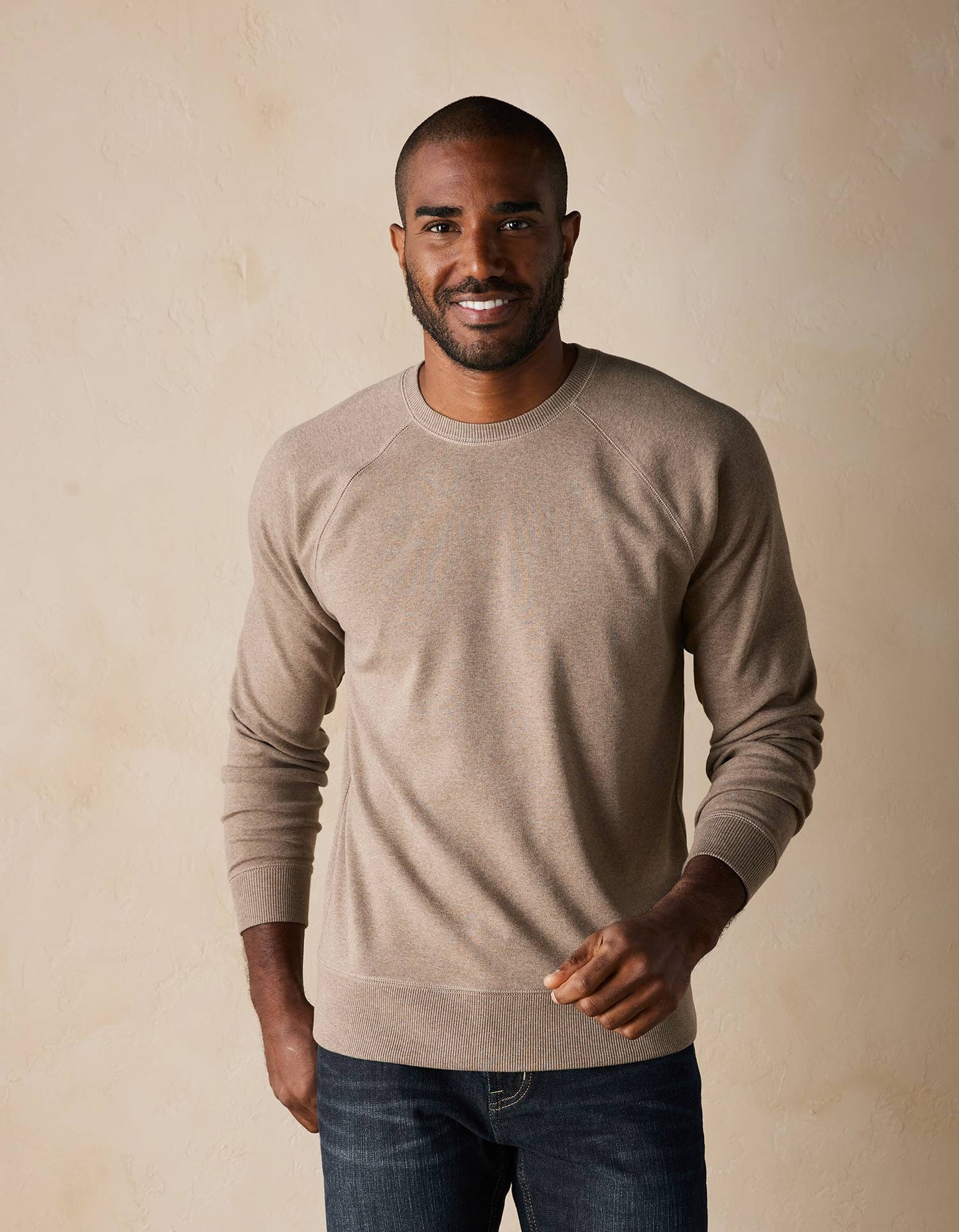 The Normal Brand Puremeso Everyday Crew - Taupe