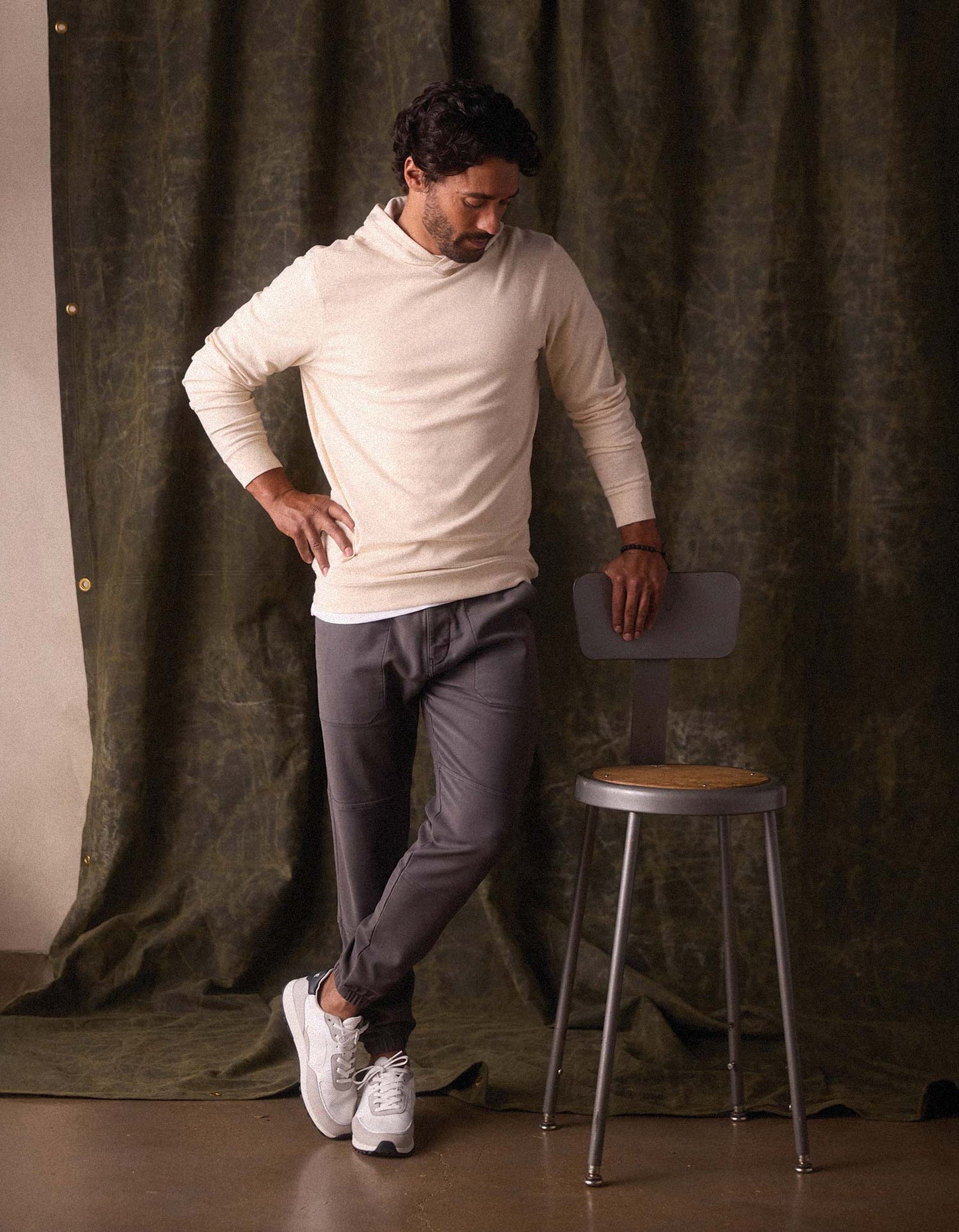 The Normal Brand Puremeso Essential Hoodie -Fossil