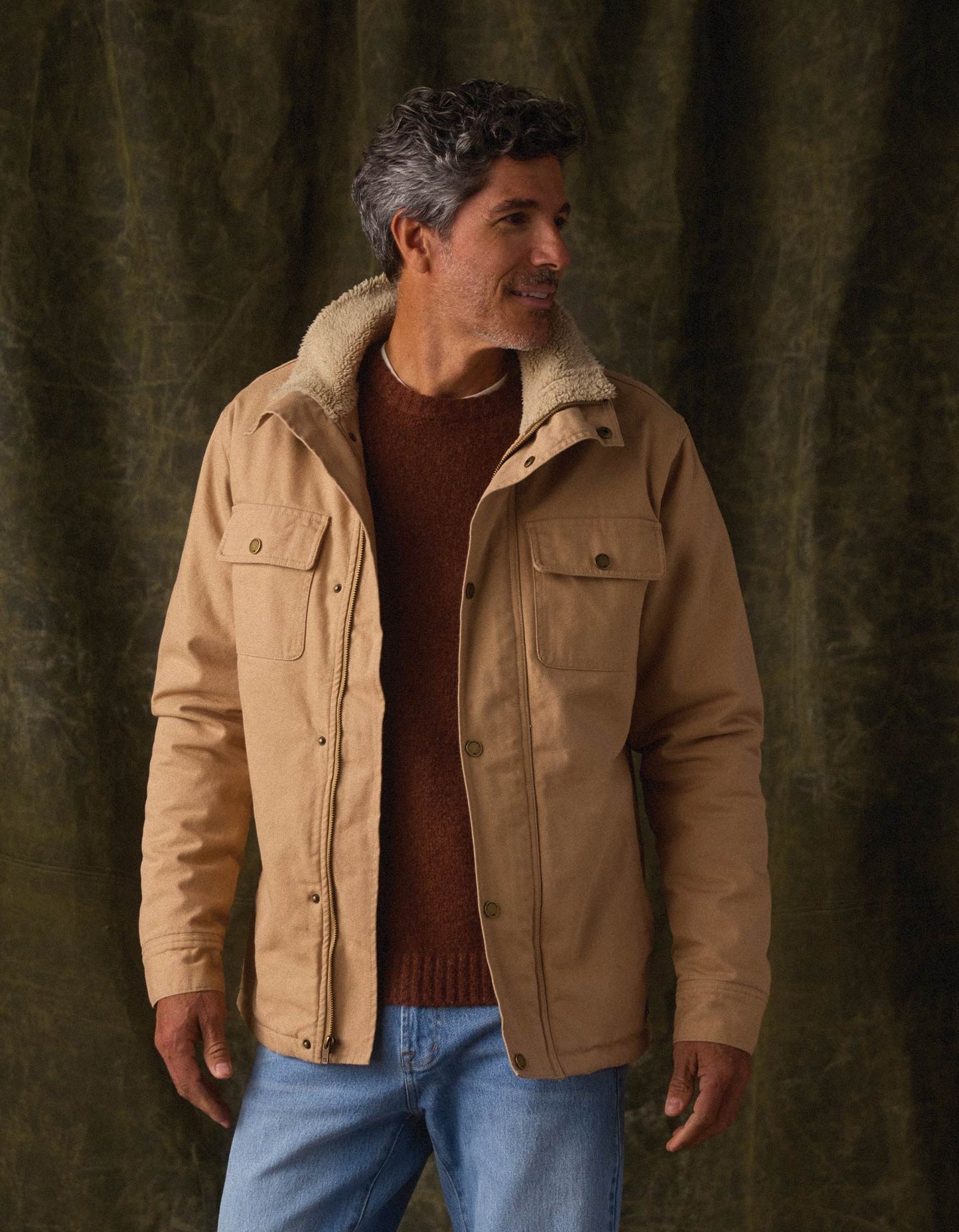 The Normal Brand Canvas Chore Coat - Camel
