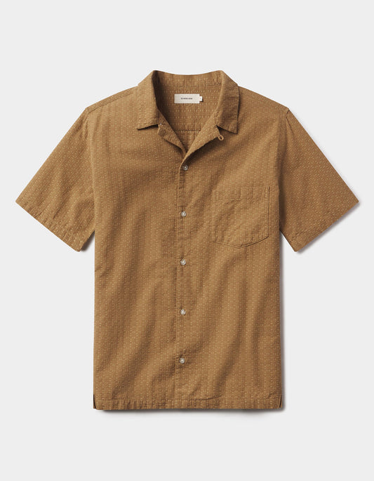 The Normal Brand | Freshwater Resort Button Up Shirt | Dark Khaki