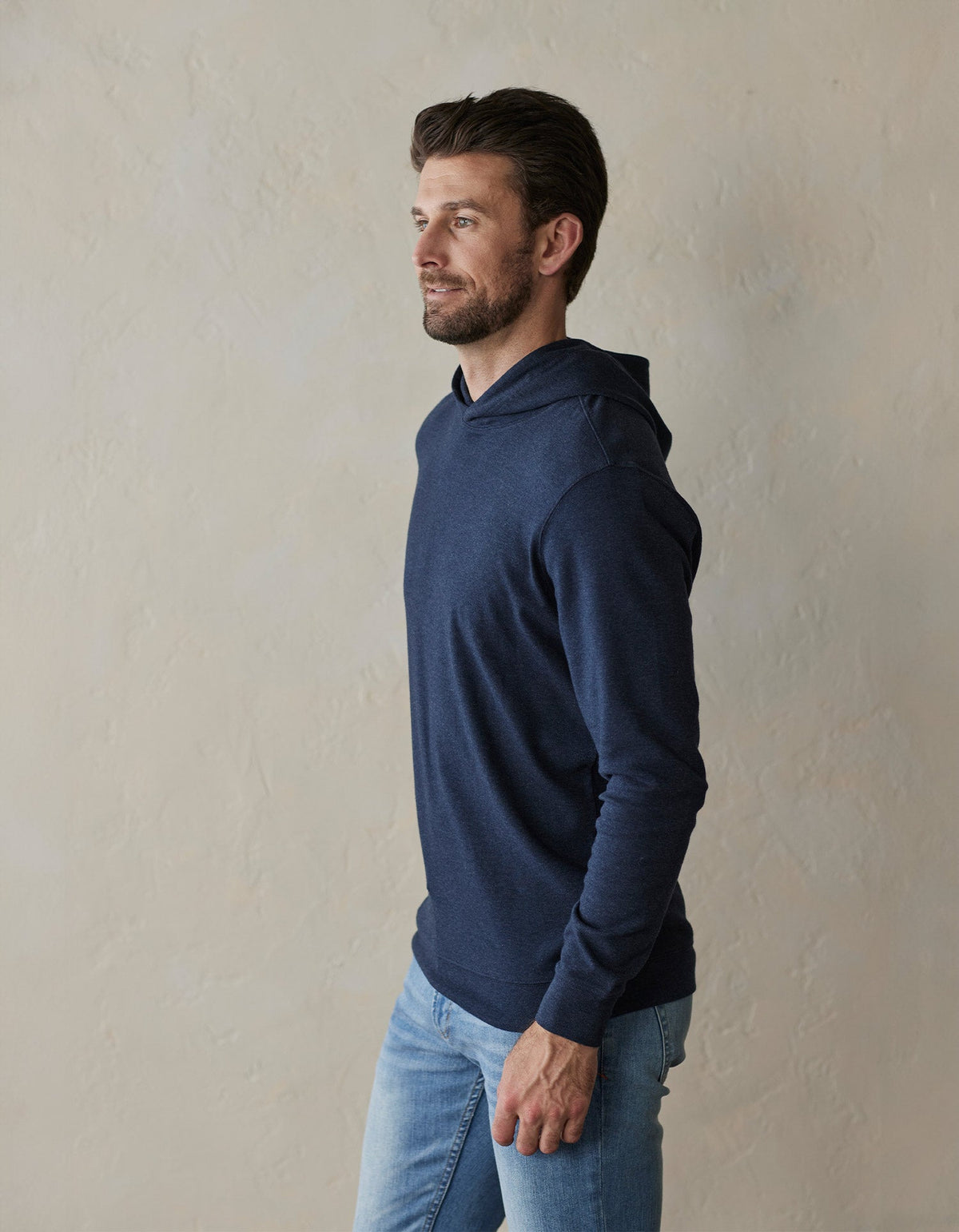 The Normal Brand | Puremeso Essential Hoodie | Navy
