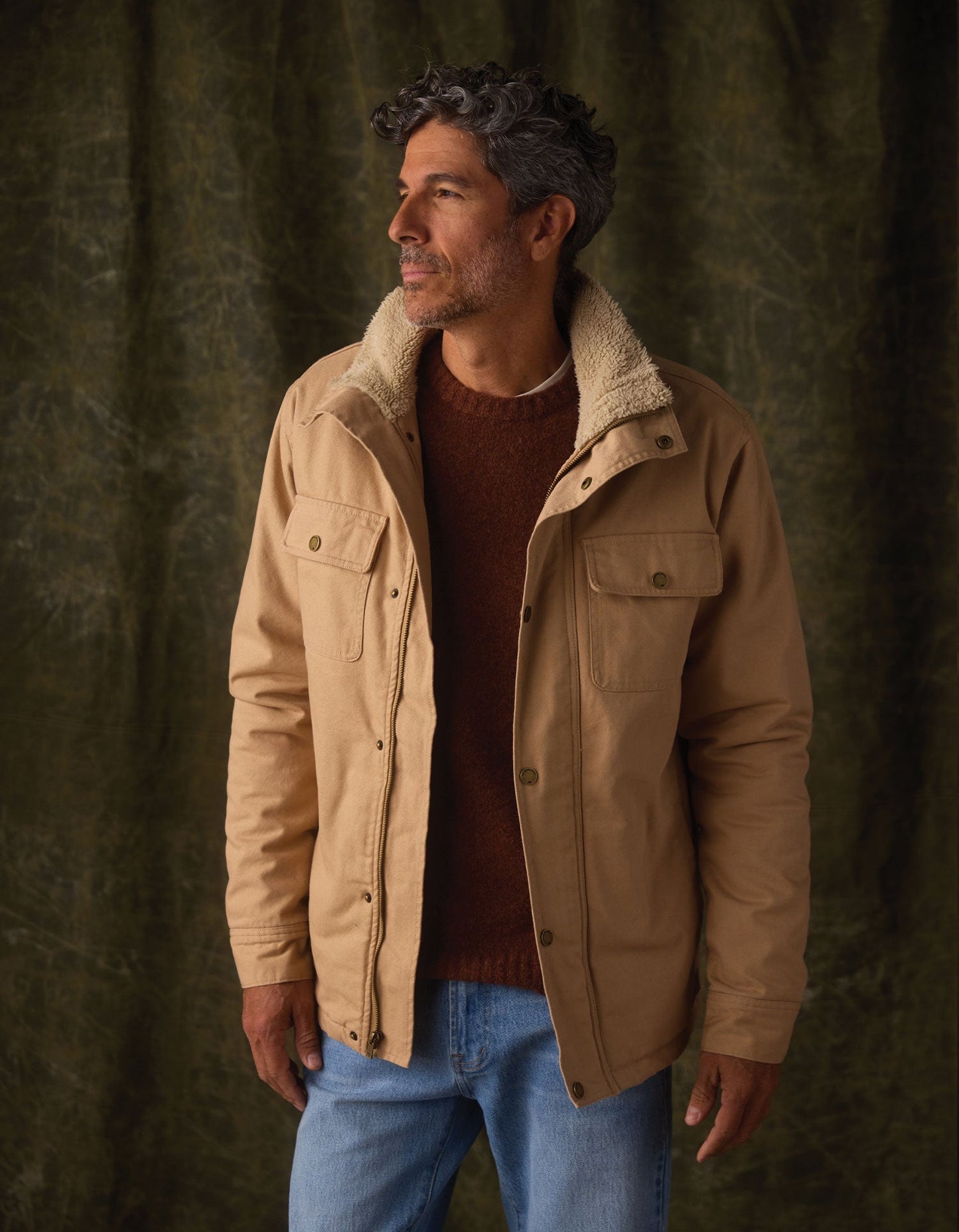 The Normal Brand Canvas Chore Coat - Camel