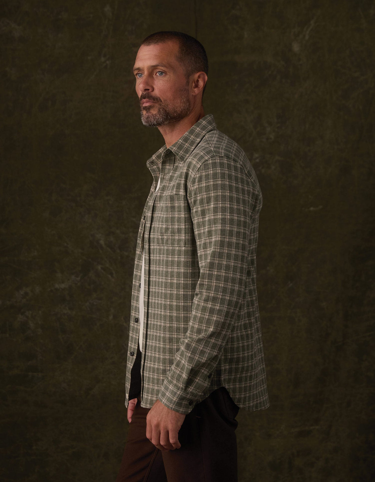 The Normal Brand | Stratus Knit Button Up | Juniper Plaid