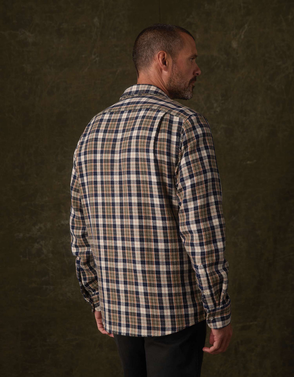 The Normal Brand | Mountain Textured Overshirt | Moss