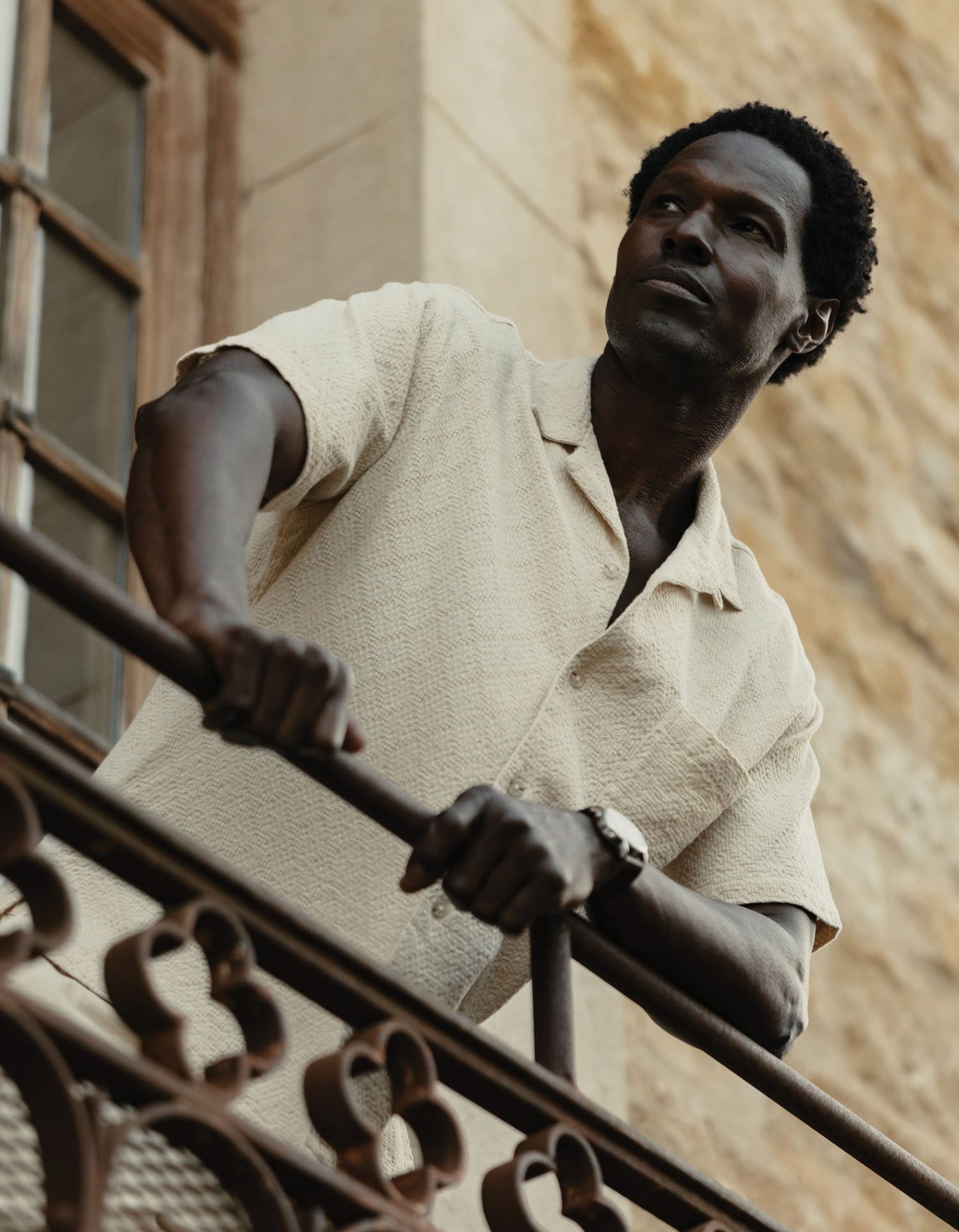 The Normal Brand | Freshwater Resort Button Up Shirt | Chalk