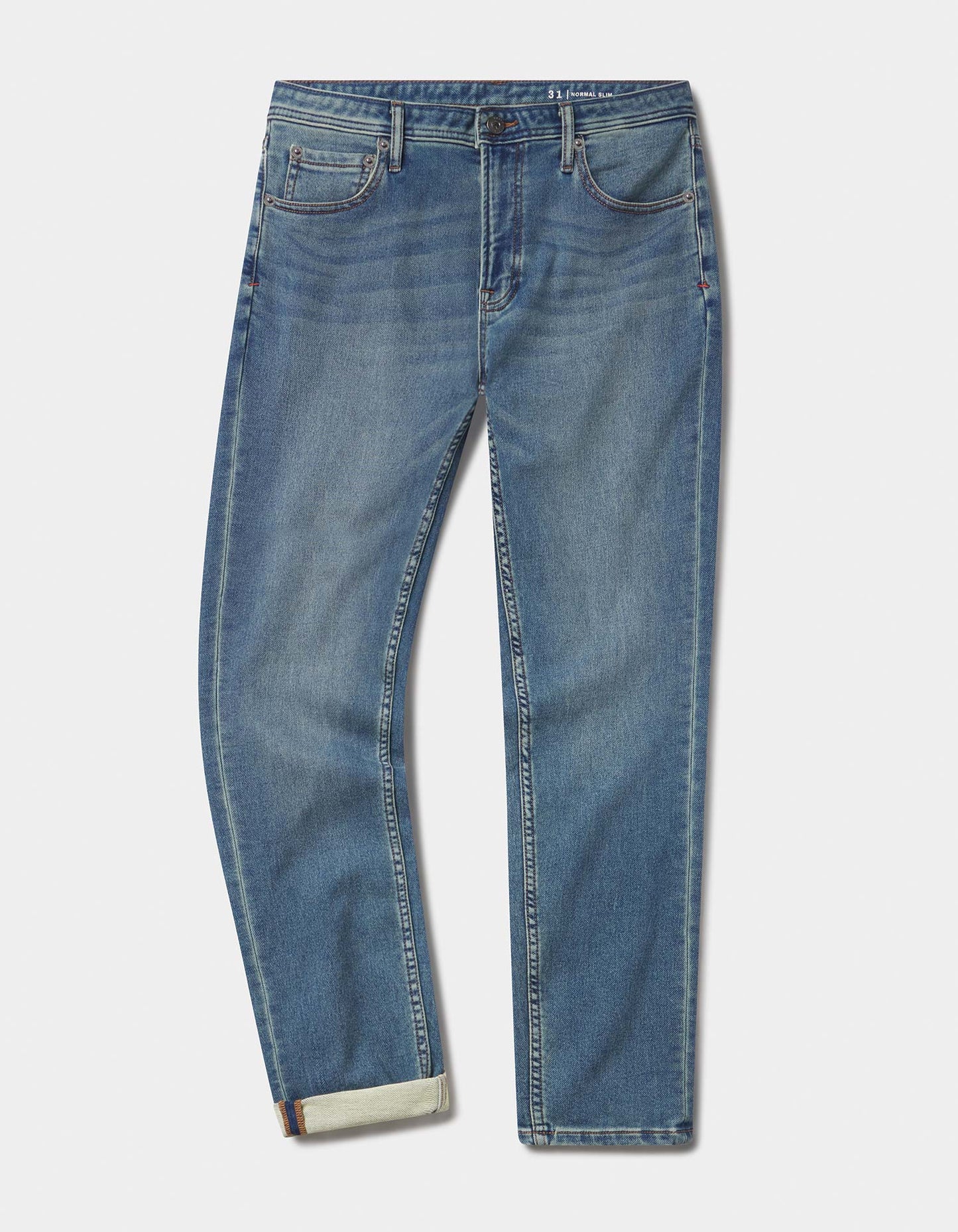 The Normal Brand Comfort Terry Jean in Dark Wash