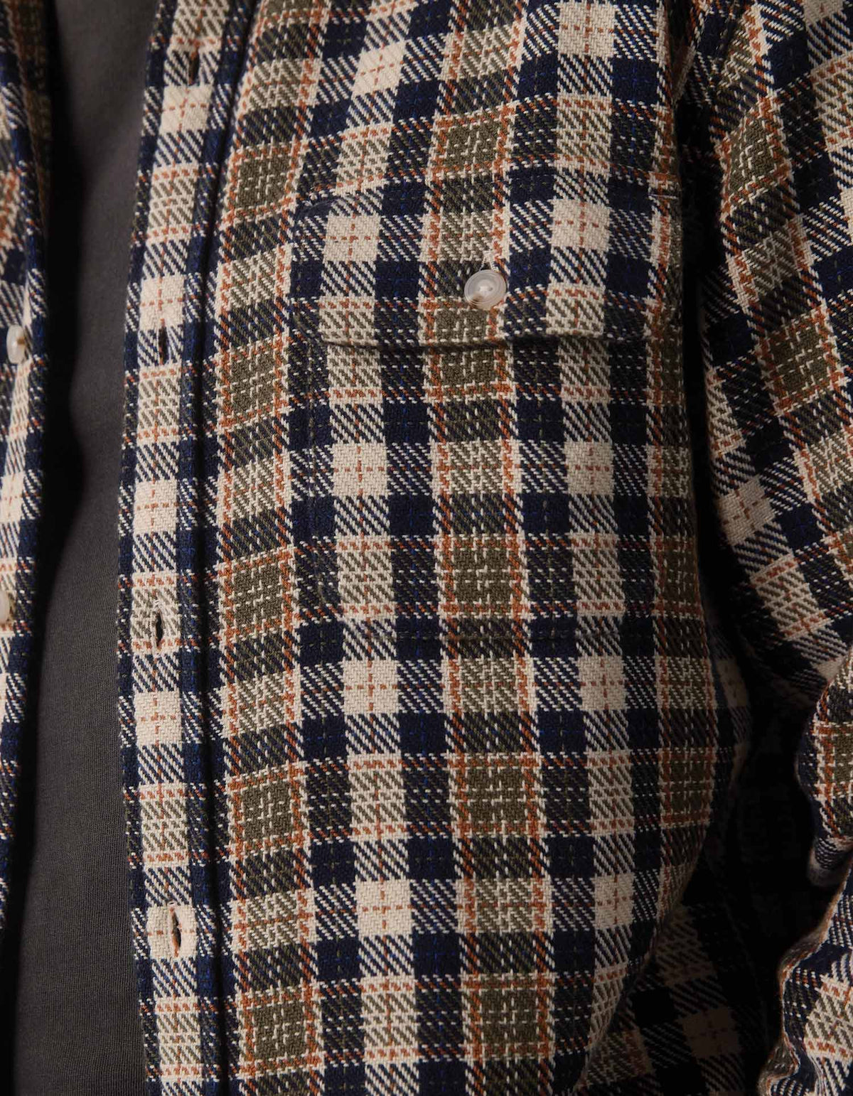 The Normal Brand | Mountain Textured Overshirt | Moss