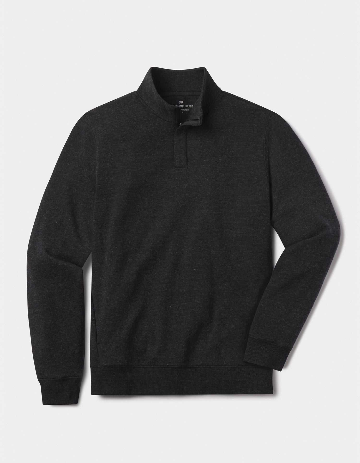 Normal Zip The Normal Brand Puremeso Fleece 1/4 Zip - Black – Roosters Supply Company