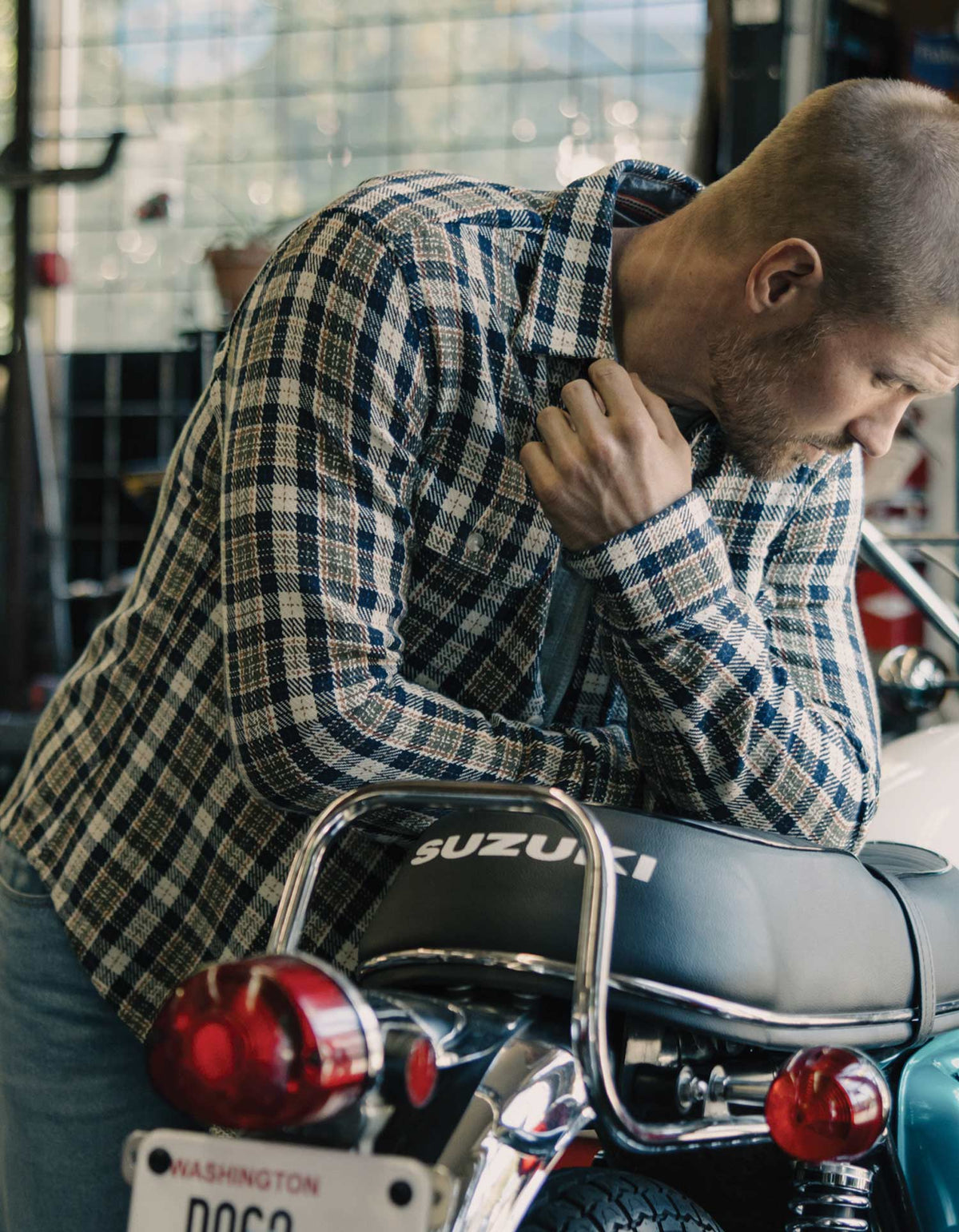 The Normal Brand | Mountain Textured Overshirt | Moss