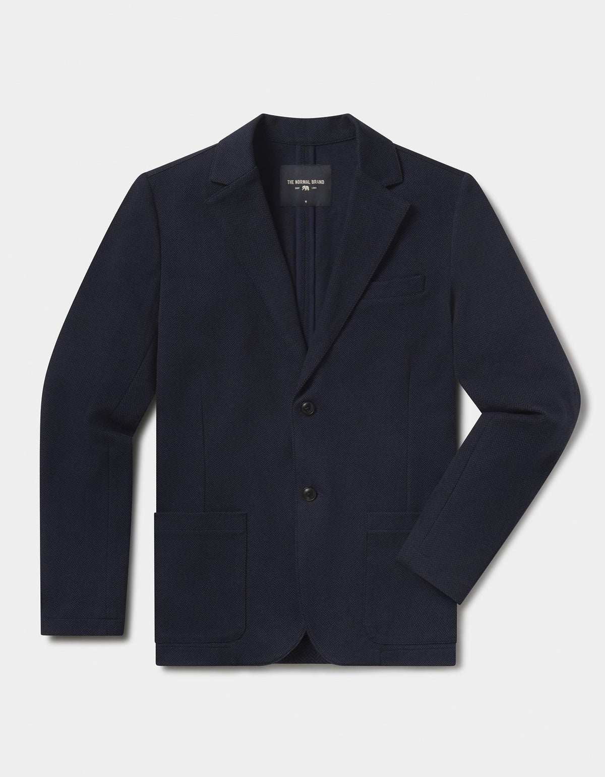 The Normal Brand | Stretch Knit Blazer | Normal Navy