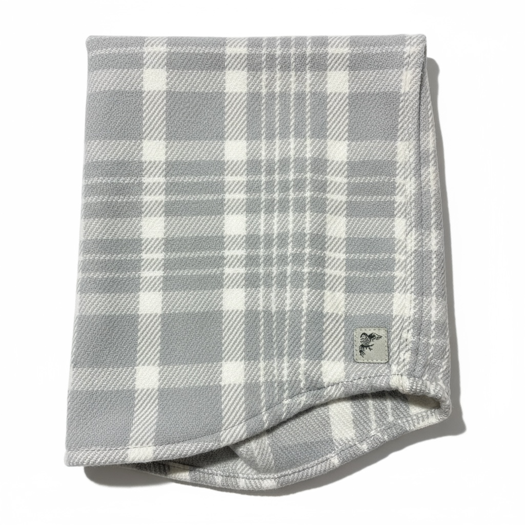 Roosters Fowler Flannel - Grey