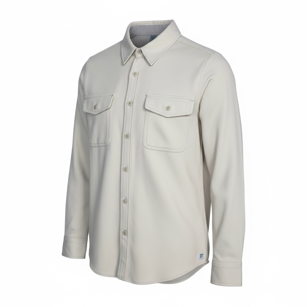 Roosters Banks Flannel - Natural