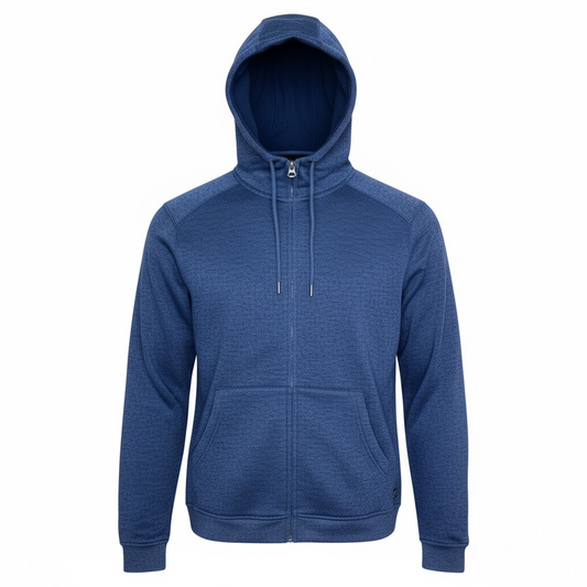 Roosters Cole Zip Up Hoodie - Navy