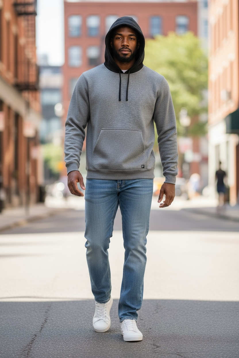 Roosters Crest Sport Hoodie - Black