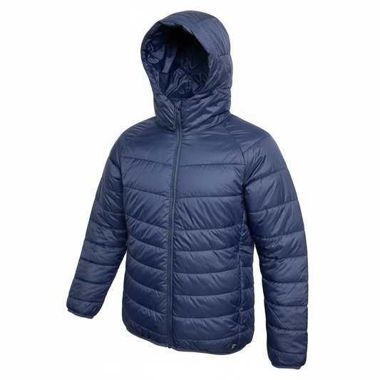 Roosters Parker Packable Puffer Coat - Navy