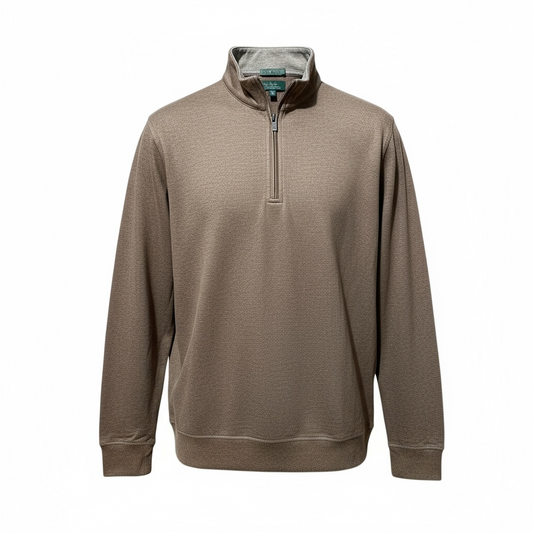 GenTeal Cigar Cotton/Modal Quarter Zip