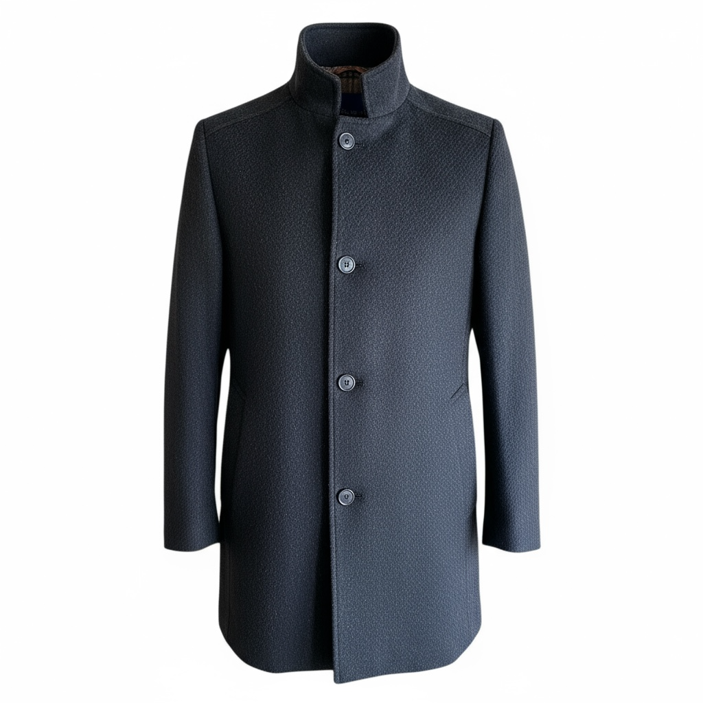 Giles & Jasper Black Hybrid Coat
