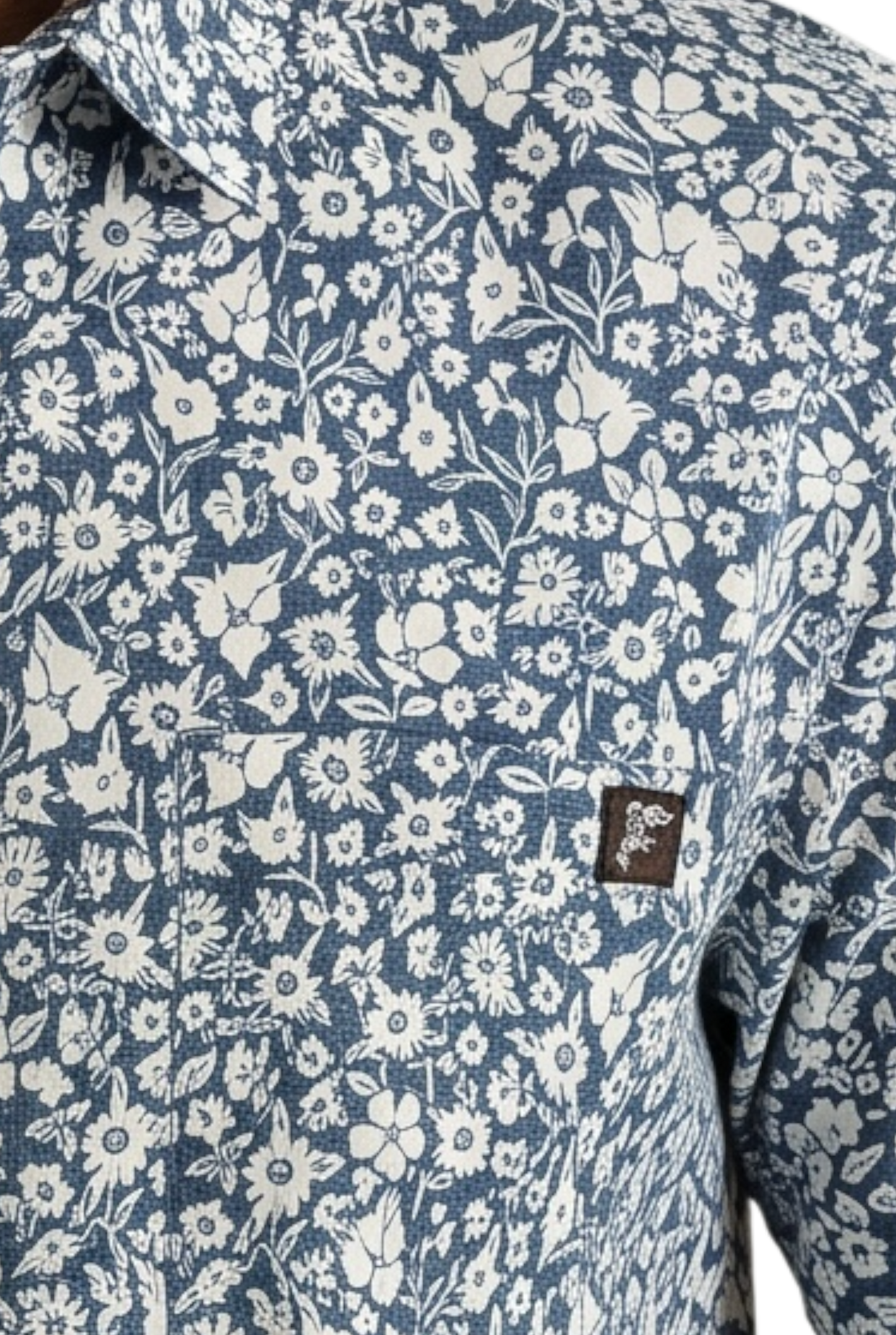 Rooster's Supply Co. | Floral Button-Up Shirt | Navy Floral