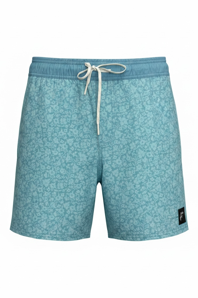 Rooster's Supply Co. | Floral Swim & Volley | Aqua Blue Floral