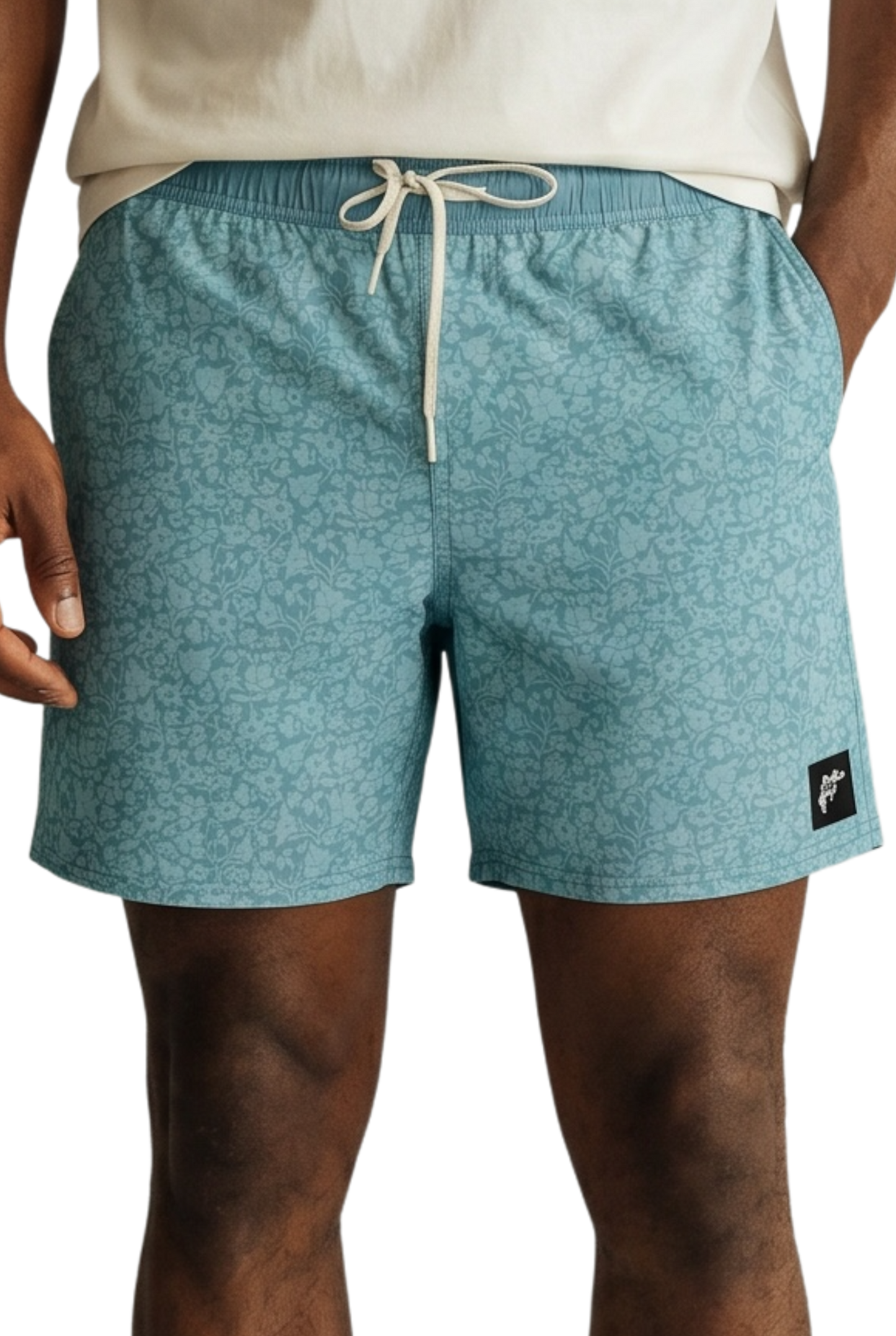 Rooster's Supply Co. | Floral Swim & Volley | Aqua Blue Floral