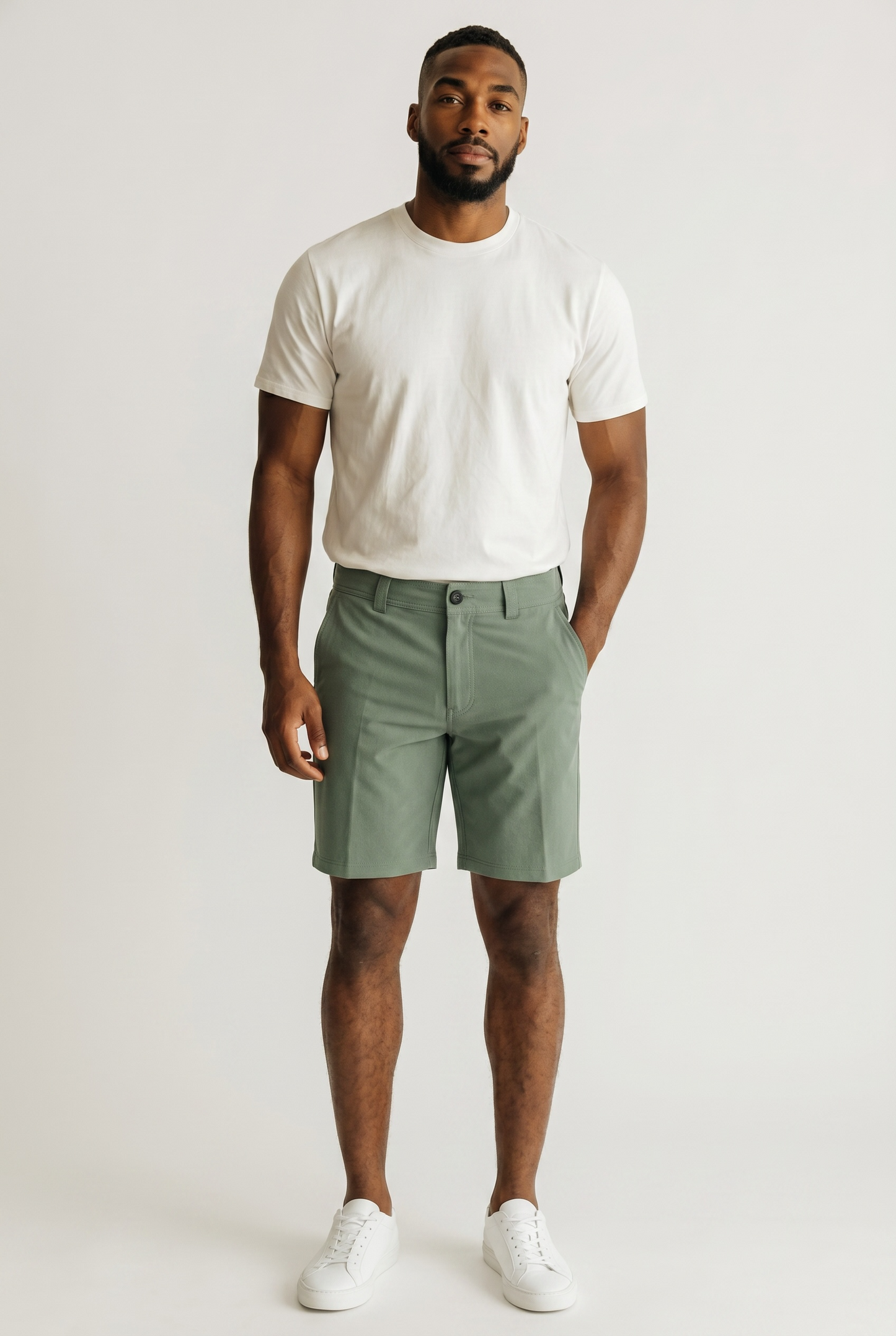 Rooster's Supply Co. | Performance Chino Short | Sage