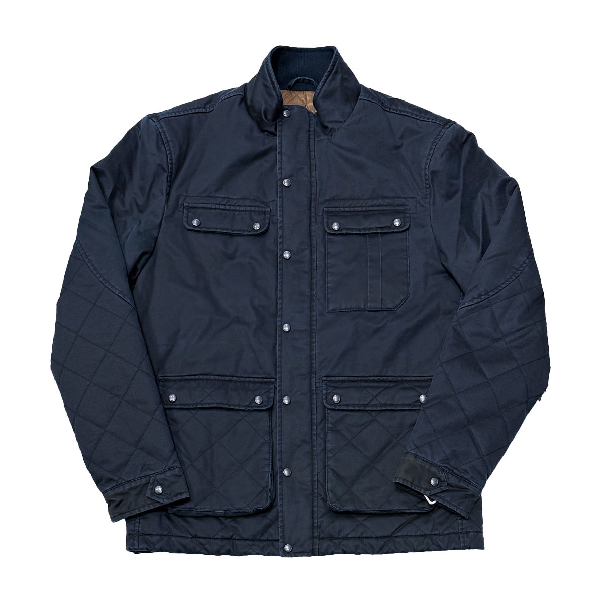 Giles & Jasper Norton Quilted Navy Jacket