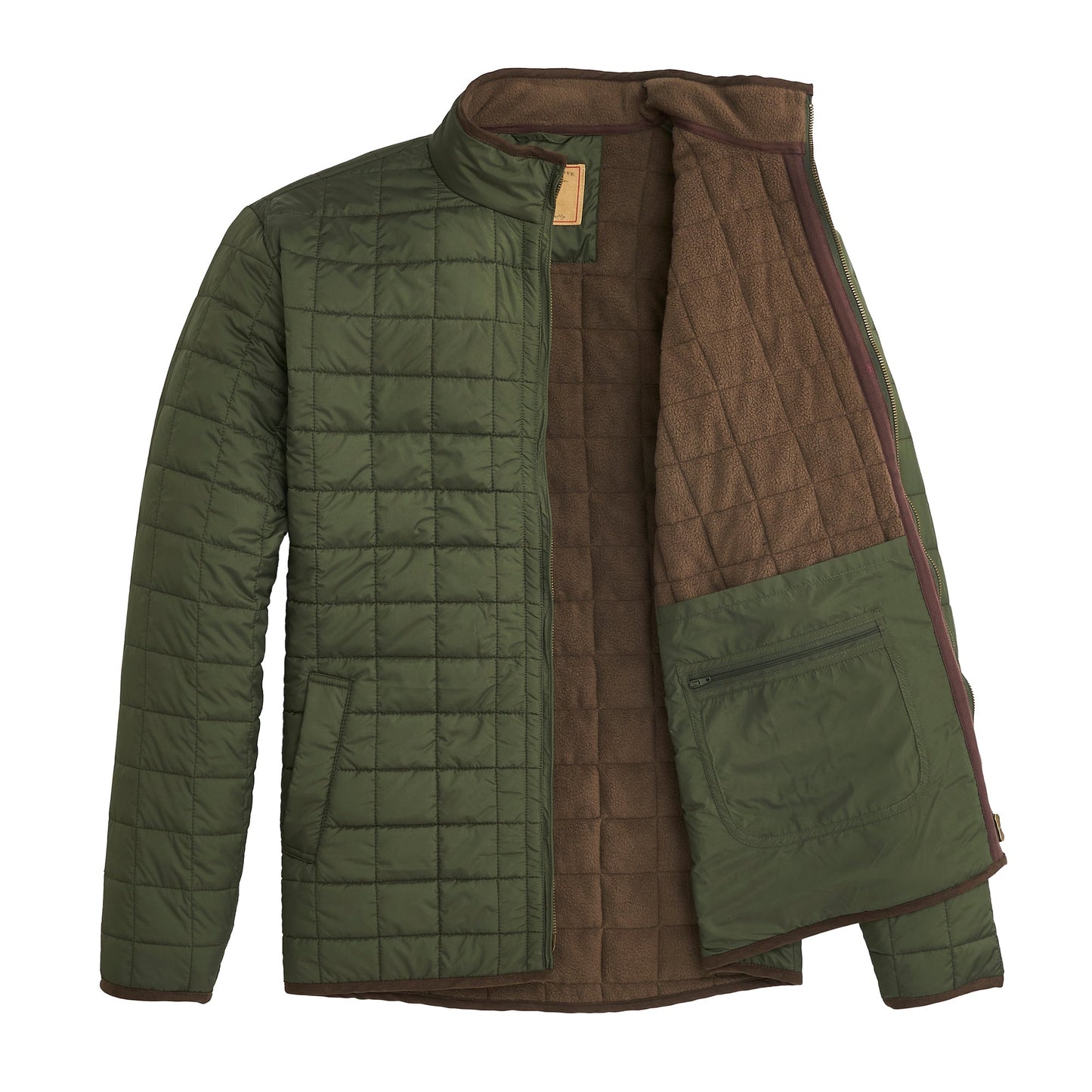 Onward Reserve Grid Quilted Jacket - Olive