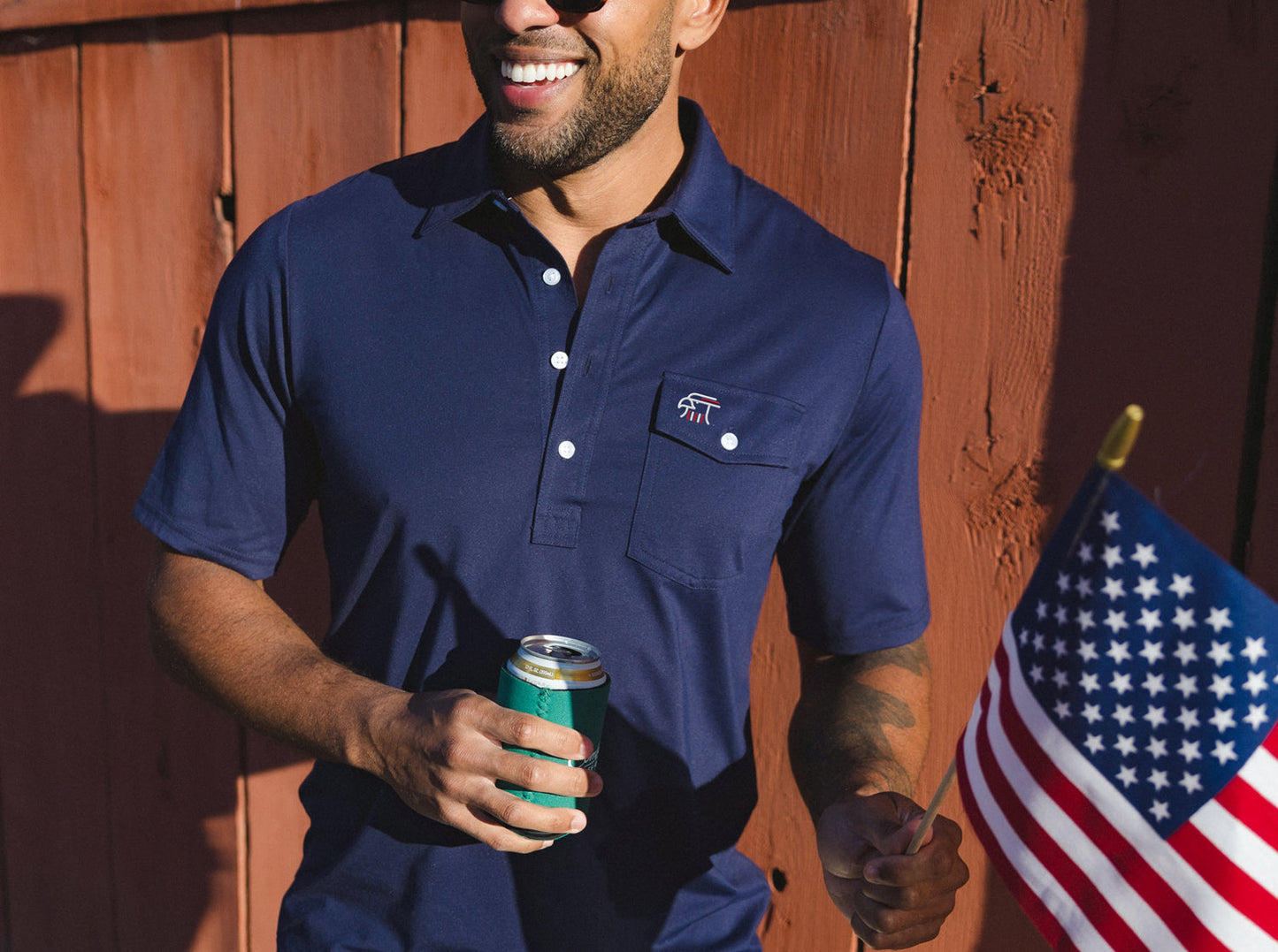 Criquet | Limited Edition "Eagle" Players Shirt | Navy