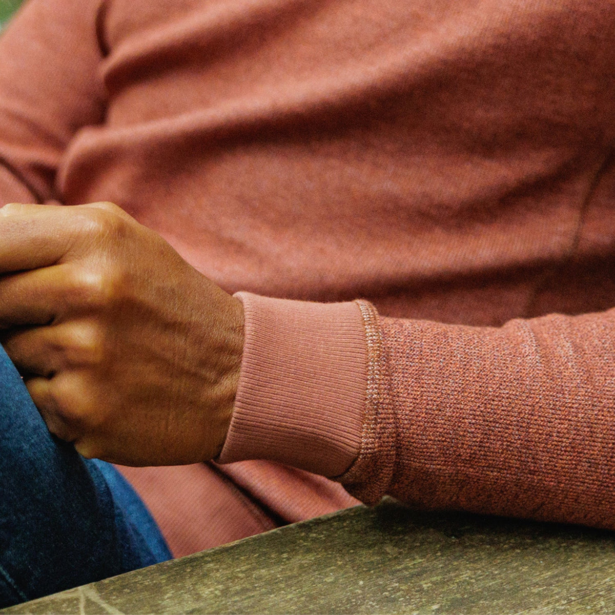 Criquet | French Terry Crewneck Sweatshirt | Rust