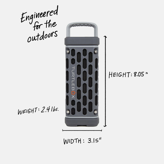 Turtlebox Ranger Speaker - Grey