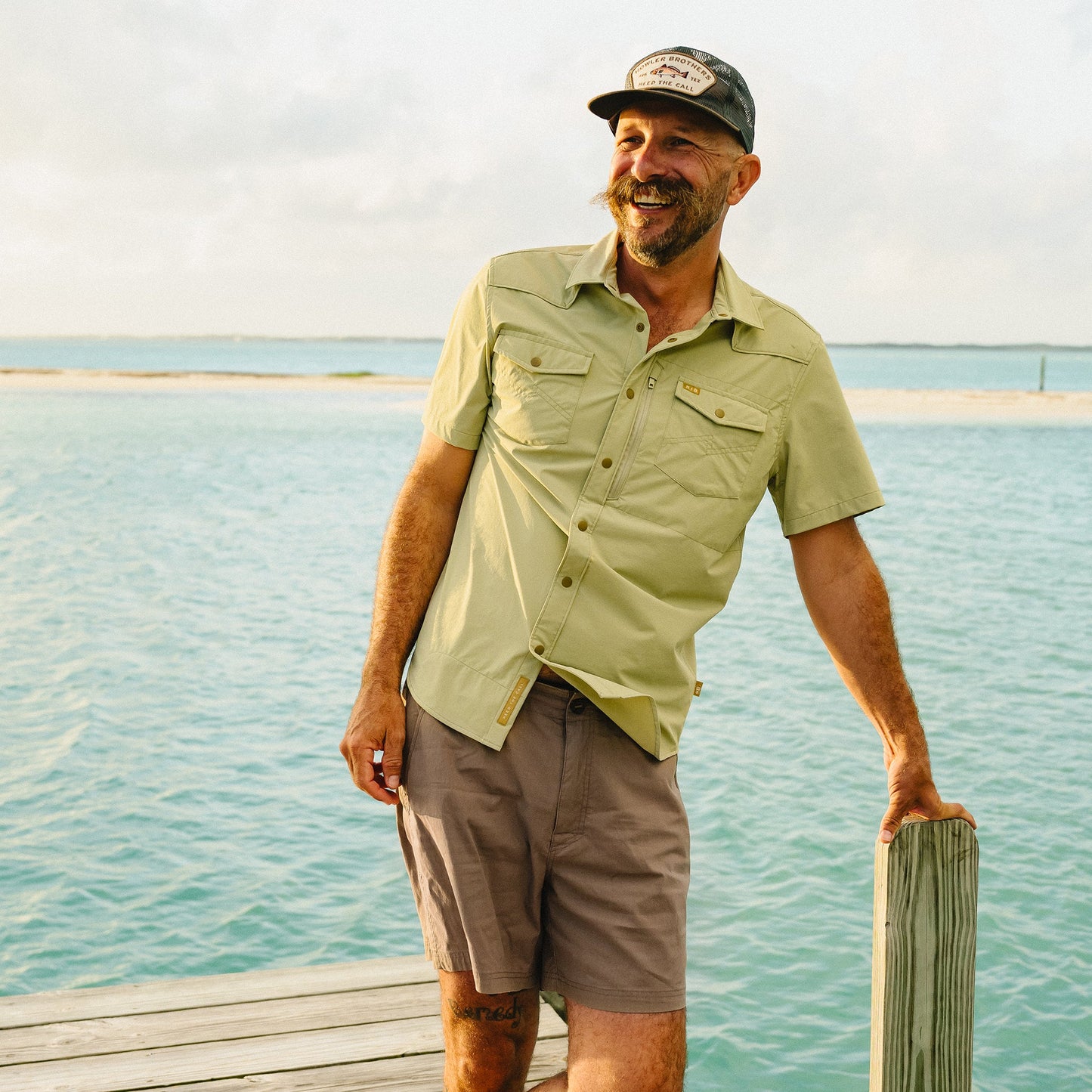 Howler Bros Horizon Walk 8" Short - Taupe