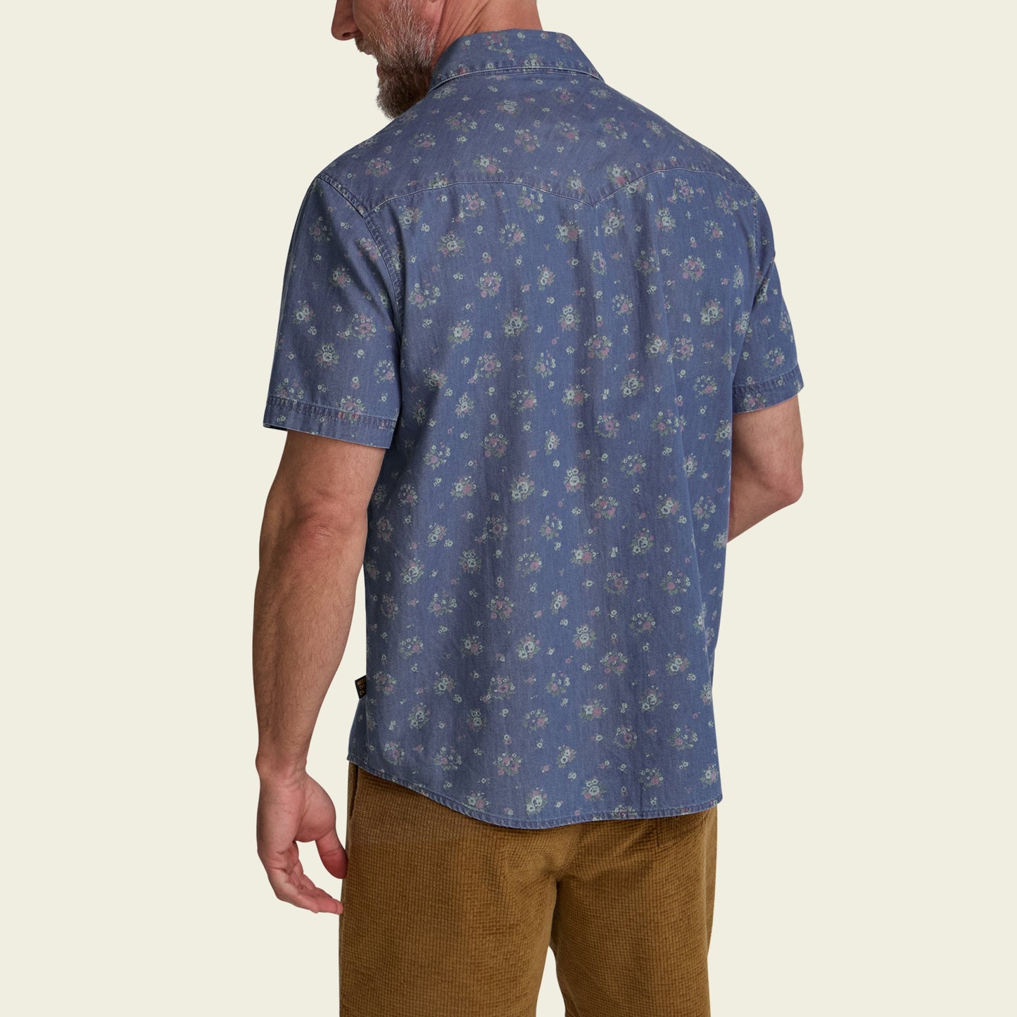 Howler Bros H Bar SnapShirt Bouquets - Washed Indigo