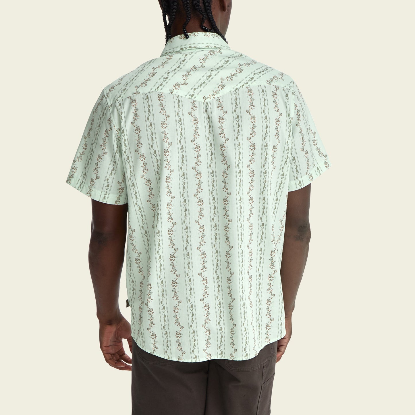 Howler Bros H Bar SnapShirt Hibiscus Ribbons - Mint