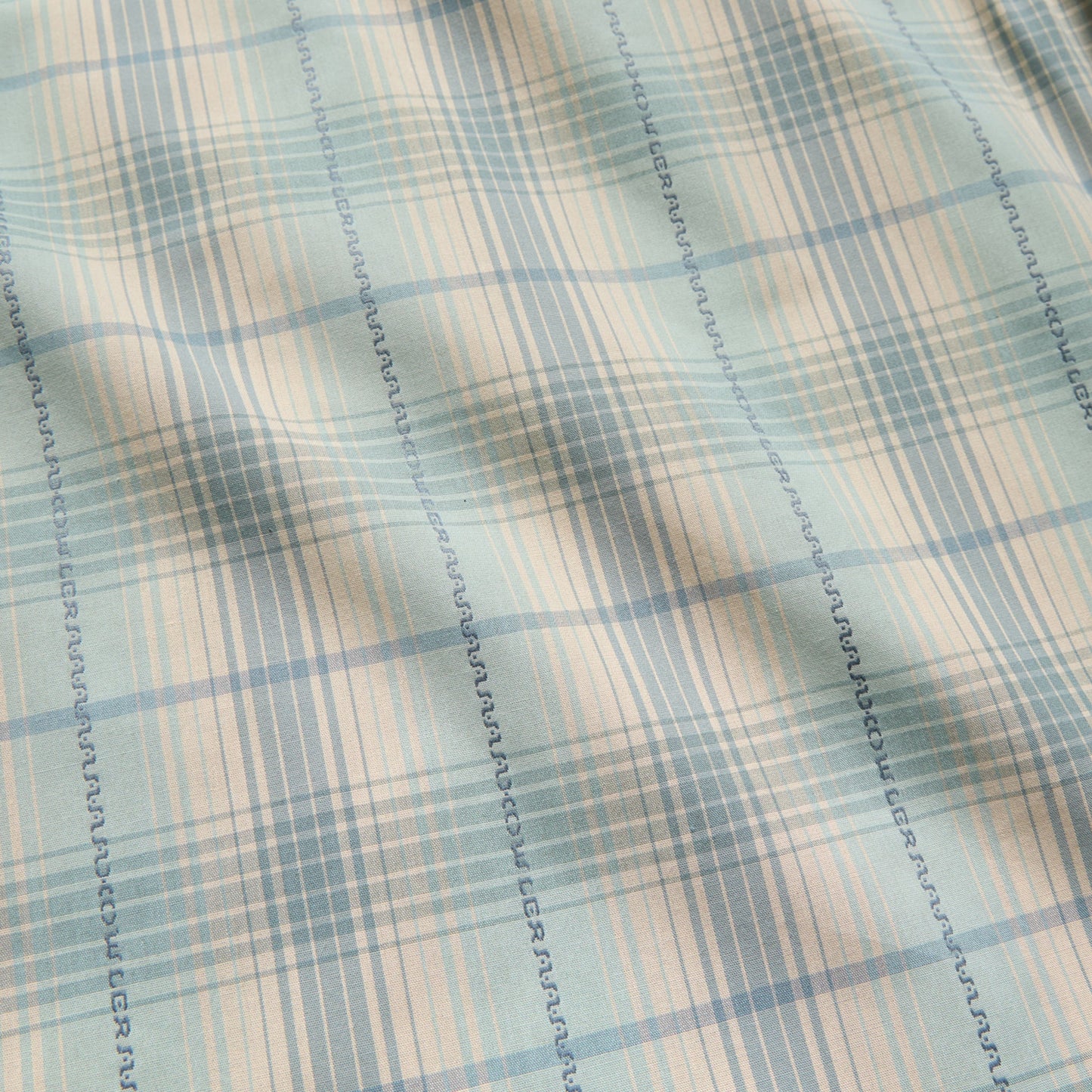 Howler Bros H Bar SnapShirt Prairie Plaid - Seafoam
