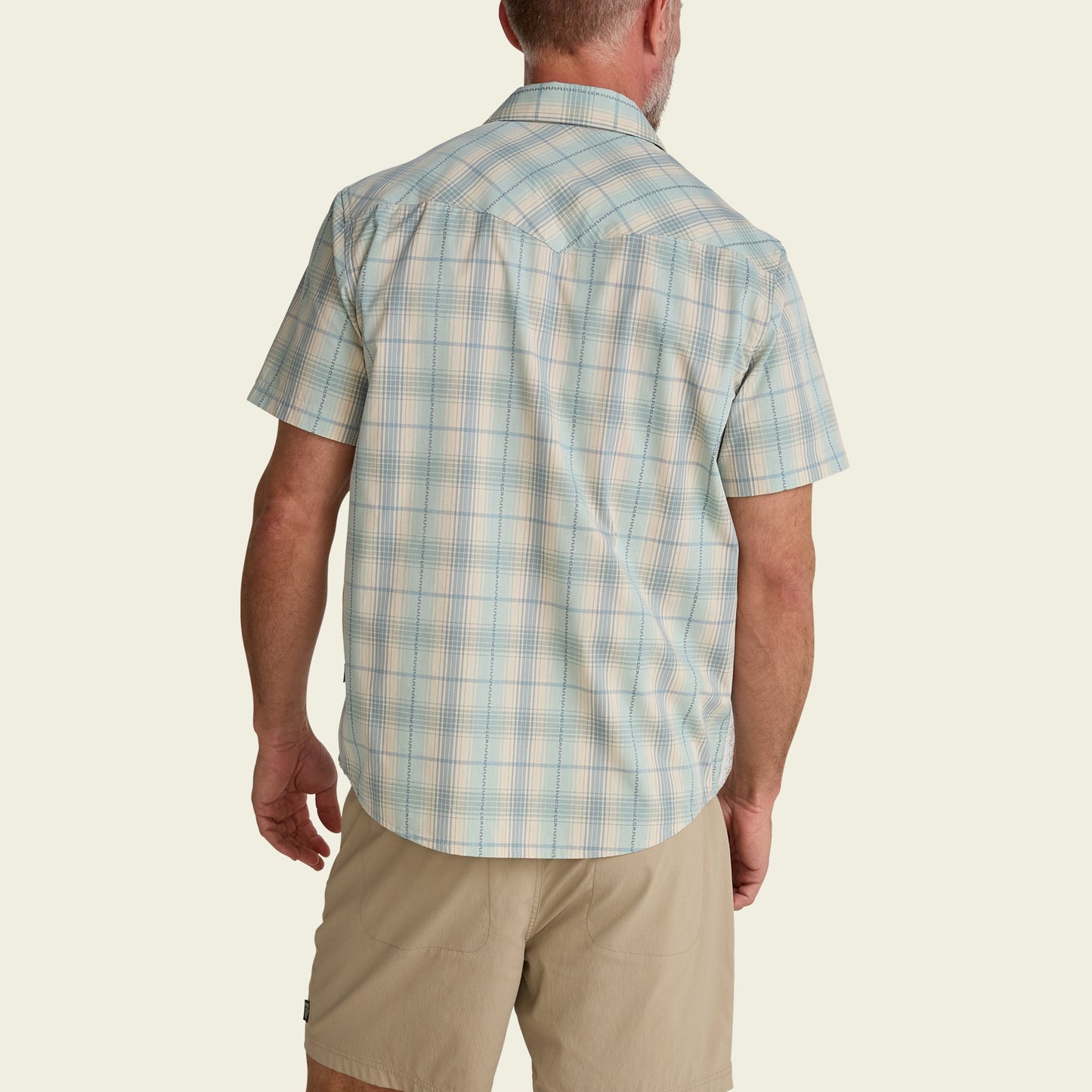 Howler Bros H Bar SnapShirt Prairie Plaid - Seafoam