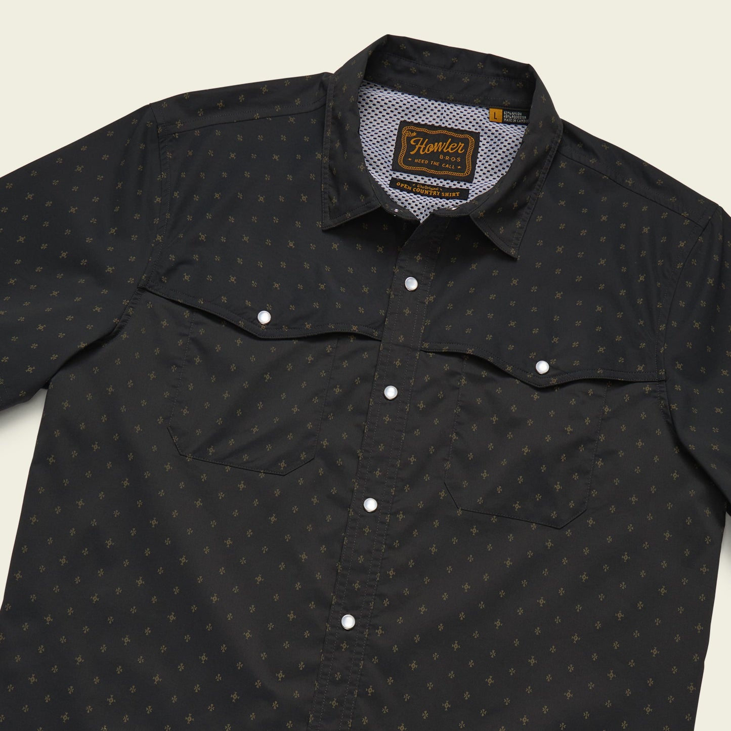 Howler Bros Open Country Tech Shirt - Antique Black