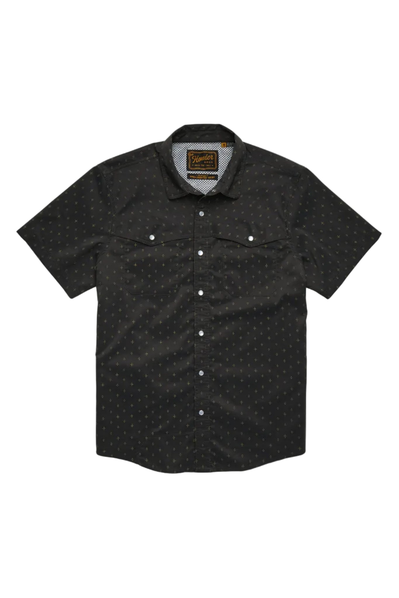 Howler Bros Open Country Tech Shirt - Antique Black