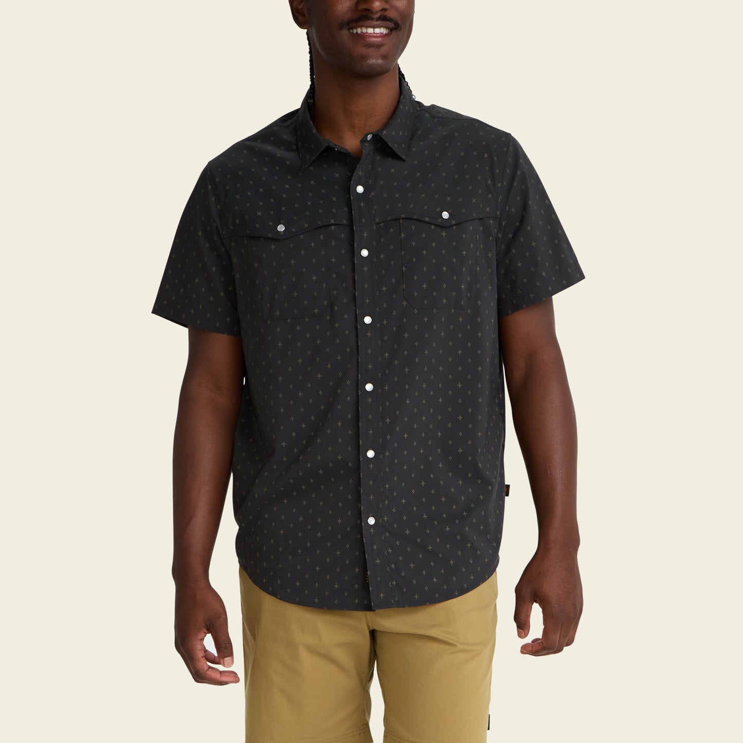 Howler Bros Open Country Tech Shirt - Antique Black
