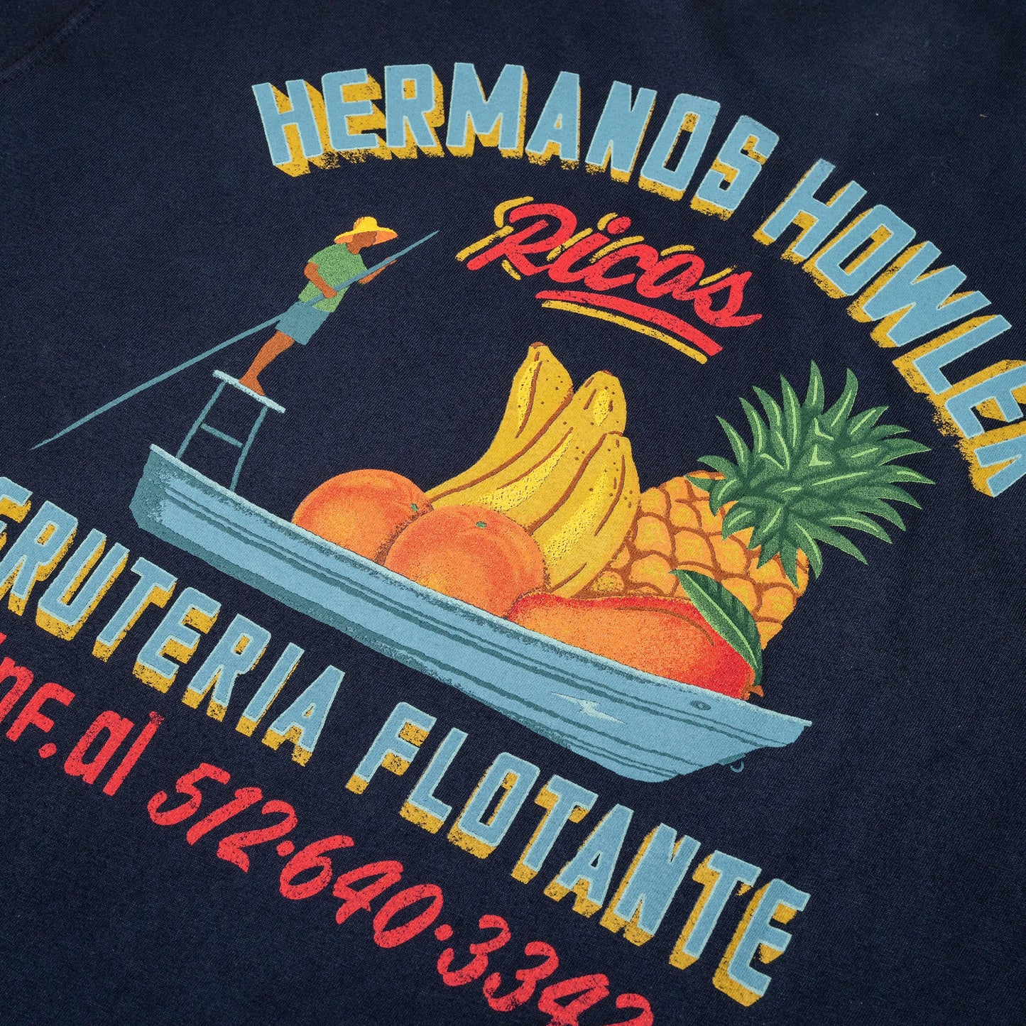 Howler Bros Fruteria Flotante Pocket Tee - Navy