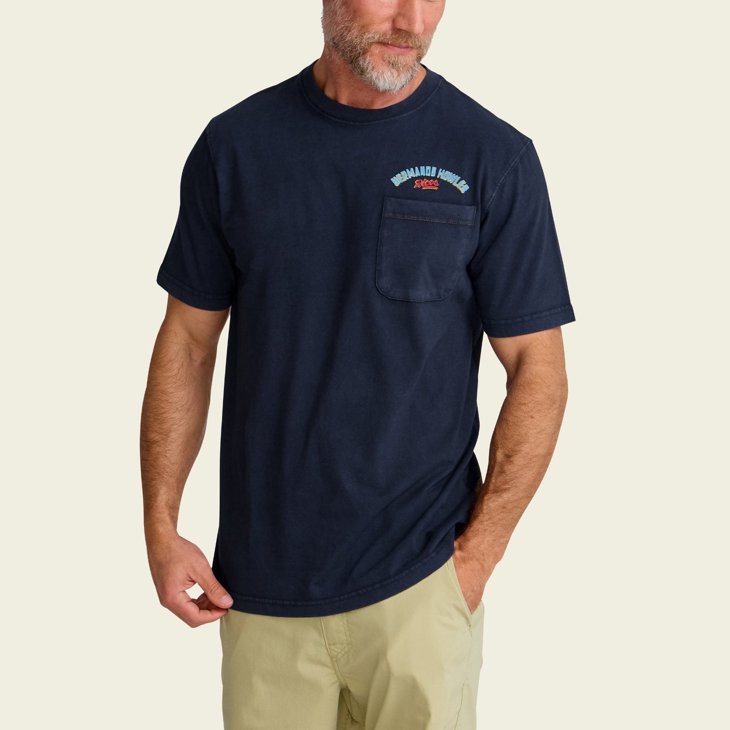 Howler Bros Fruteria Flotante Pocket Tee - Navy